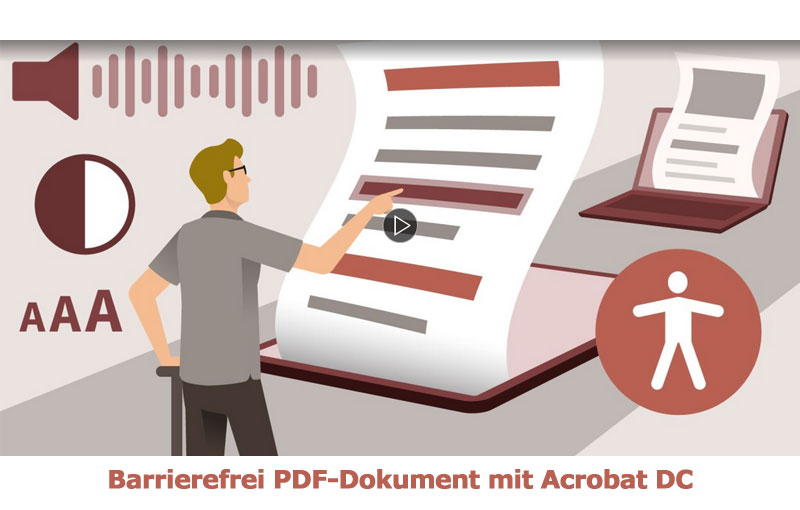 Cover Barrierefreie PDF-Dokumente mit Acrobat DC